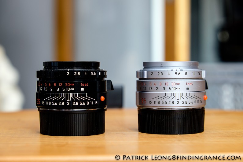 Leica-35mm-Summicron-ASPH-Silver-Chrome-vs-Black-Paint-Millenium-Edition-2