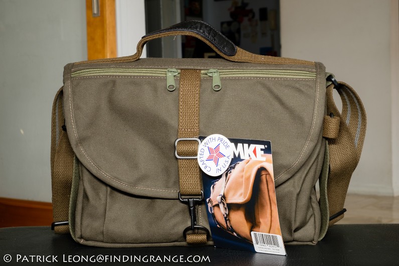 Sacoche Domke F-803 WaxWear - Étui Appareil Photo Avec Espace Ordinateur, 7 Compartiments