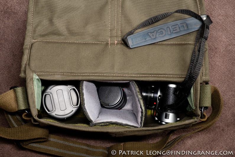 Domke-F-803-Olive-Drab-Camera-Satchel-Shoulder-Bag-Inside-Main-Compartment-Leica-M-System