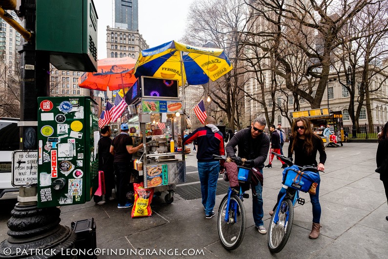 Fuji-X-Pro2-Zeiss-12mm Touit-F2.8-City-Hall-Biker-Food-Cart-New-York