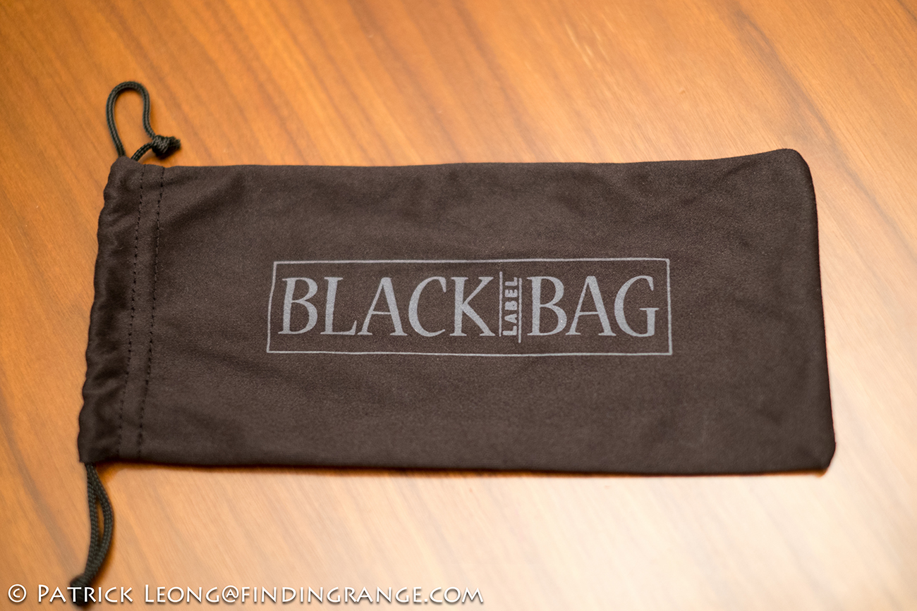 Black Label Bag Wrist Strap Black
