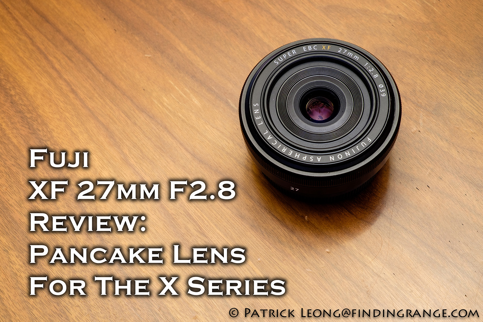 27mm pancake lens fuji