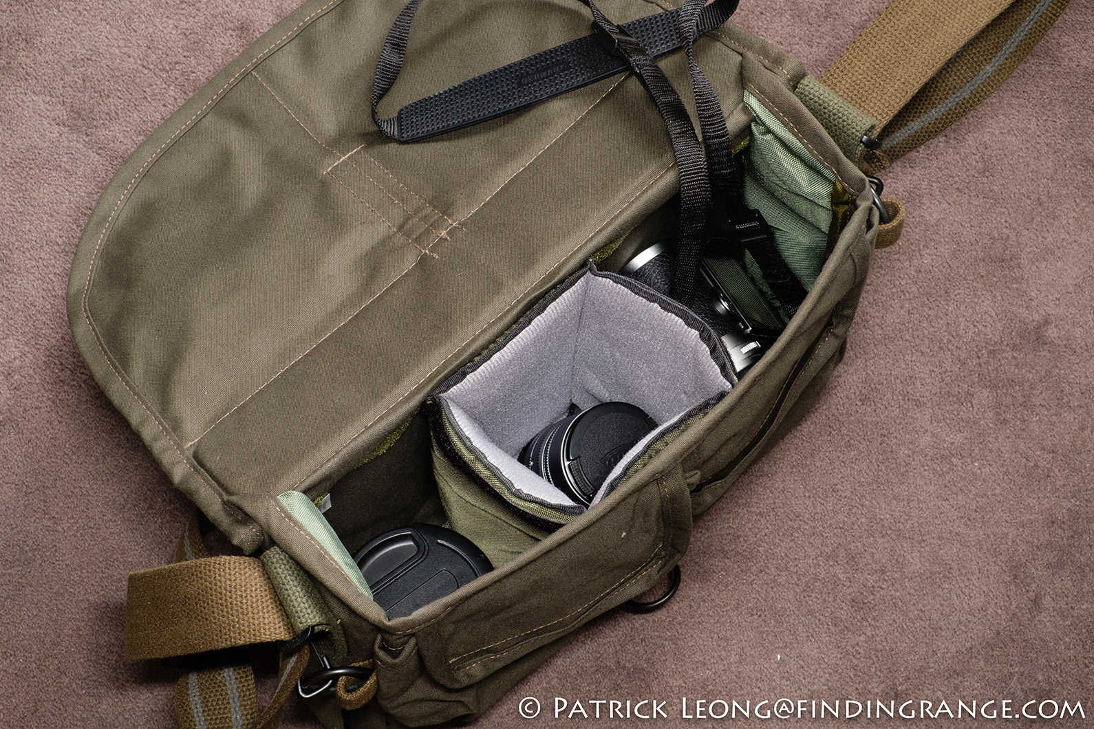 Domke F-803 Camera Satchel Bag, Ruggedwear Canvas, Brown Waxwear