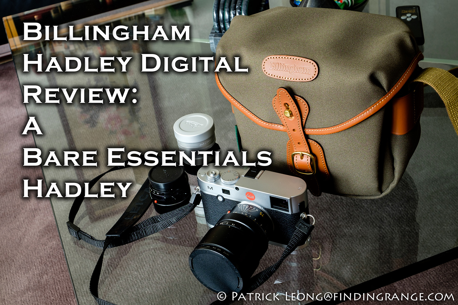 A Review Of The Billingham Hadley Digital Camera Bag