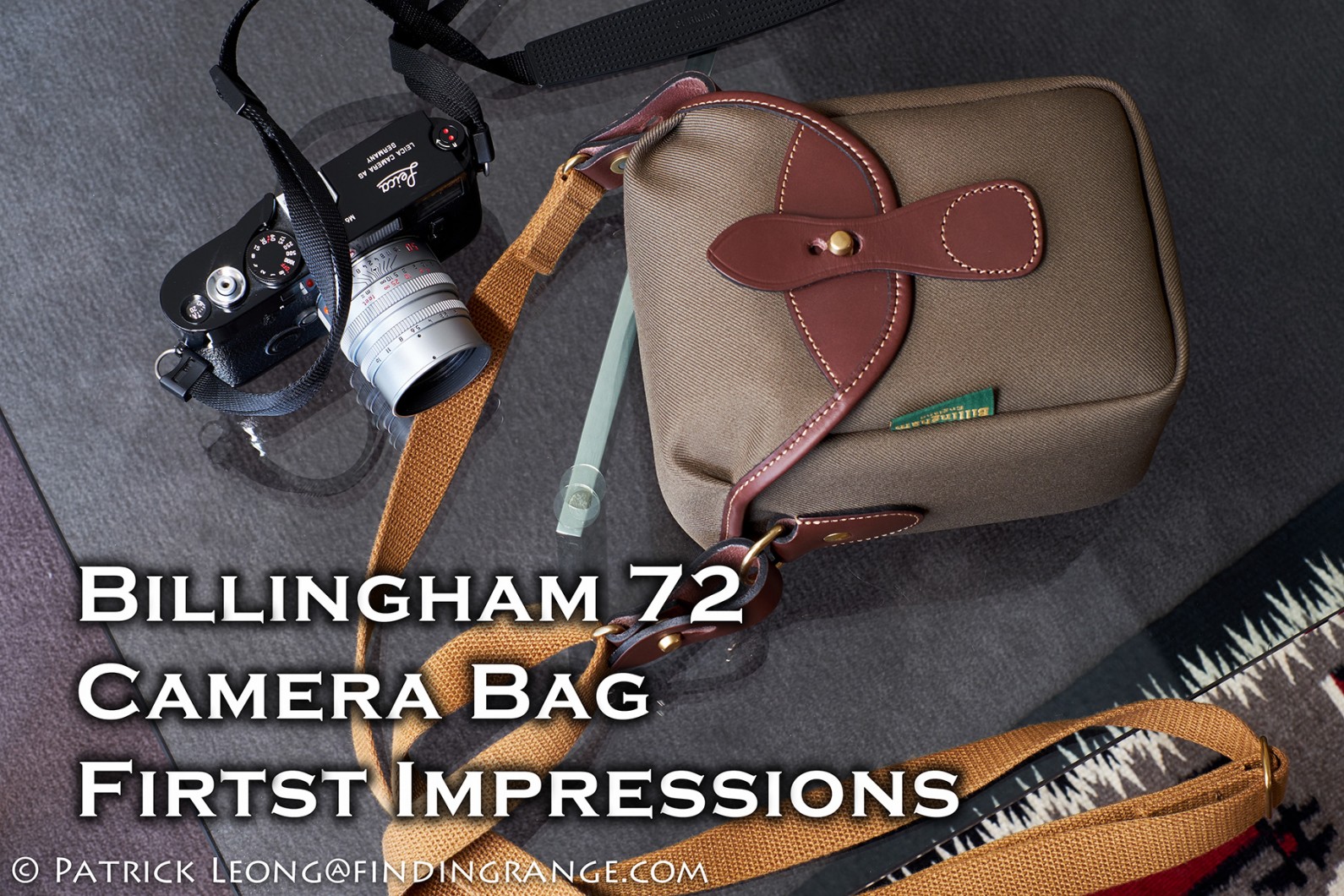 Billingham 72 Camera Bag First Impressions Finding Range