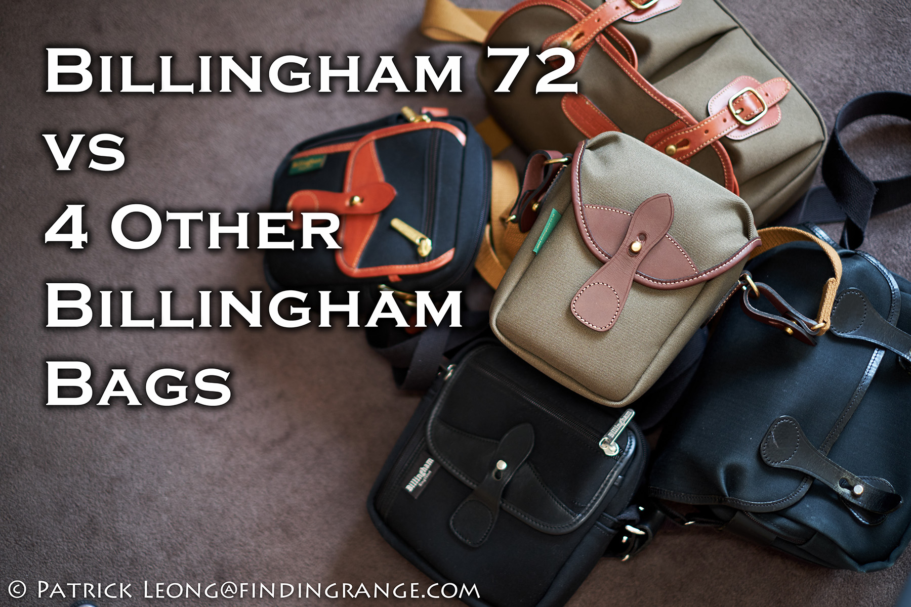 Billingham 72 vs. 4 Other Billingham Bags