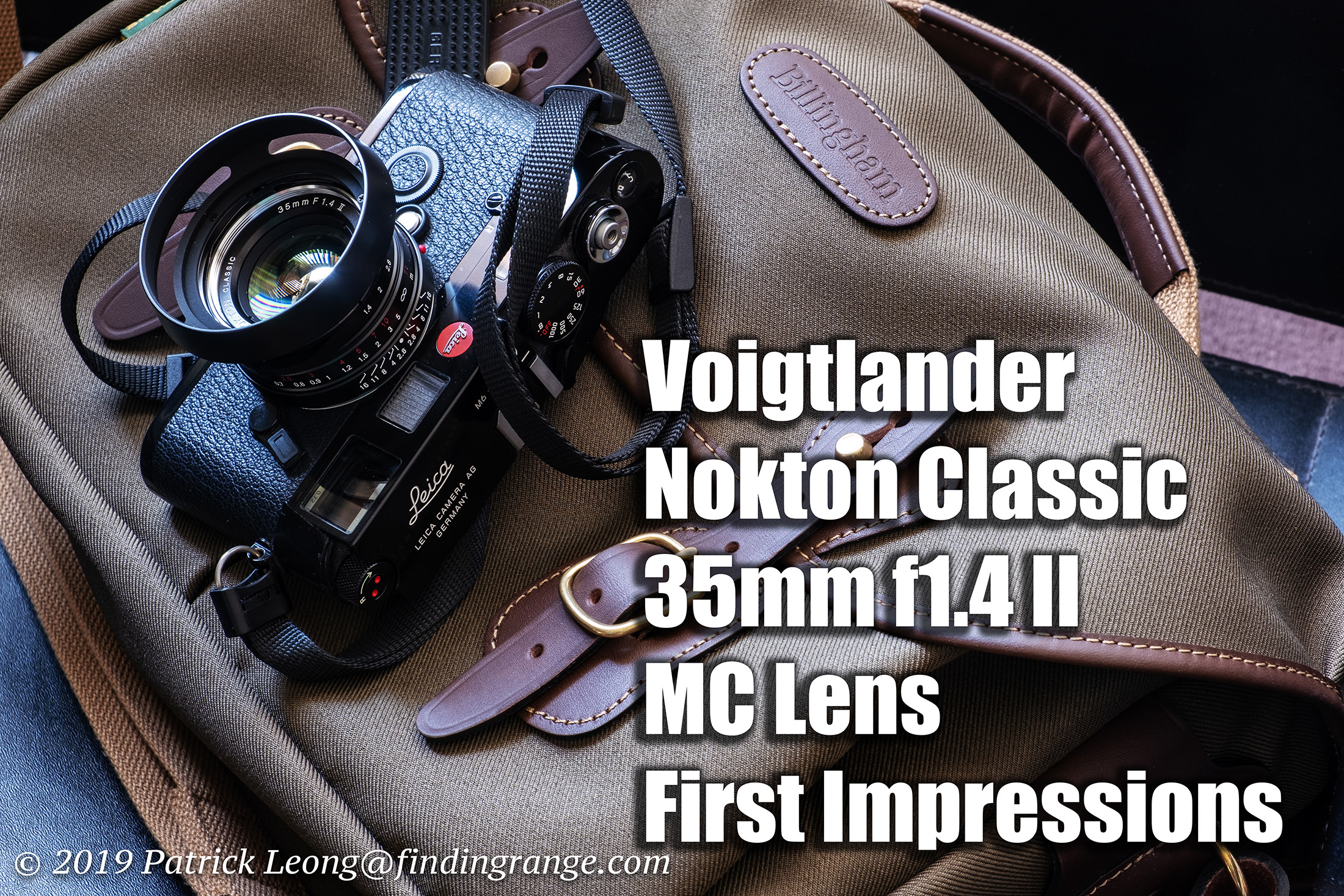 Voigtlander Nokton Classic 35mm f1.4 II MC Lens First Impressions