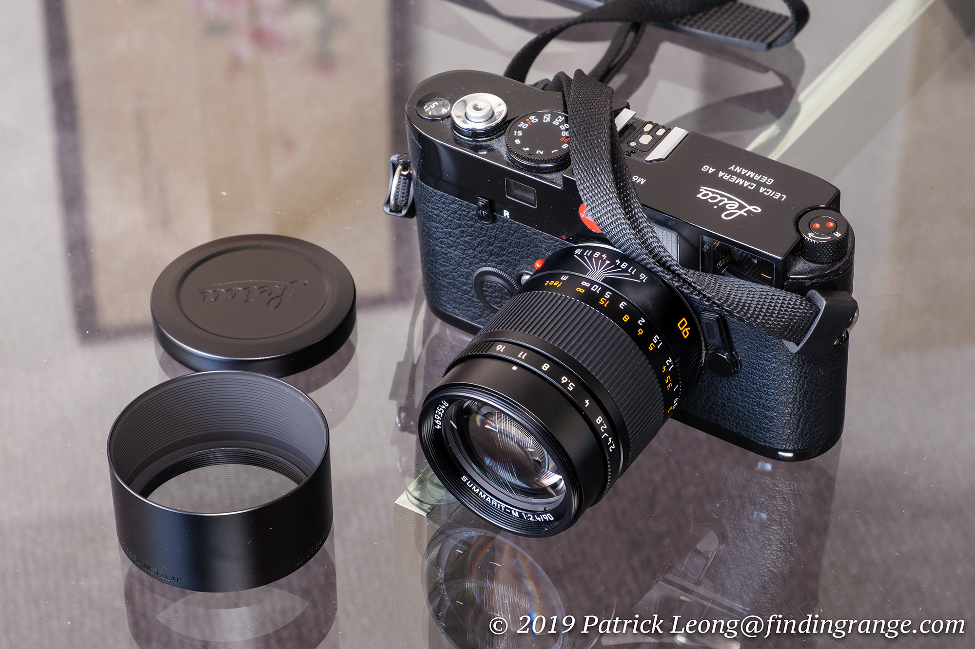 Objectivement Couvercle arrière pour Leica Summarit-M 90 mm 1:2 .4 leica M mount 