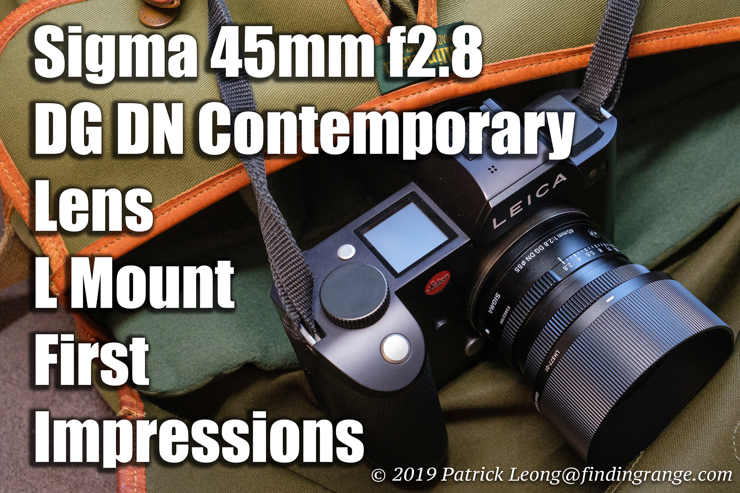 Sigma 45mm f2.8 DG DN Contemporary Lens L Mount First 