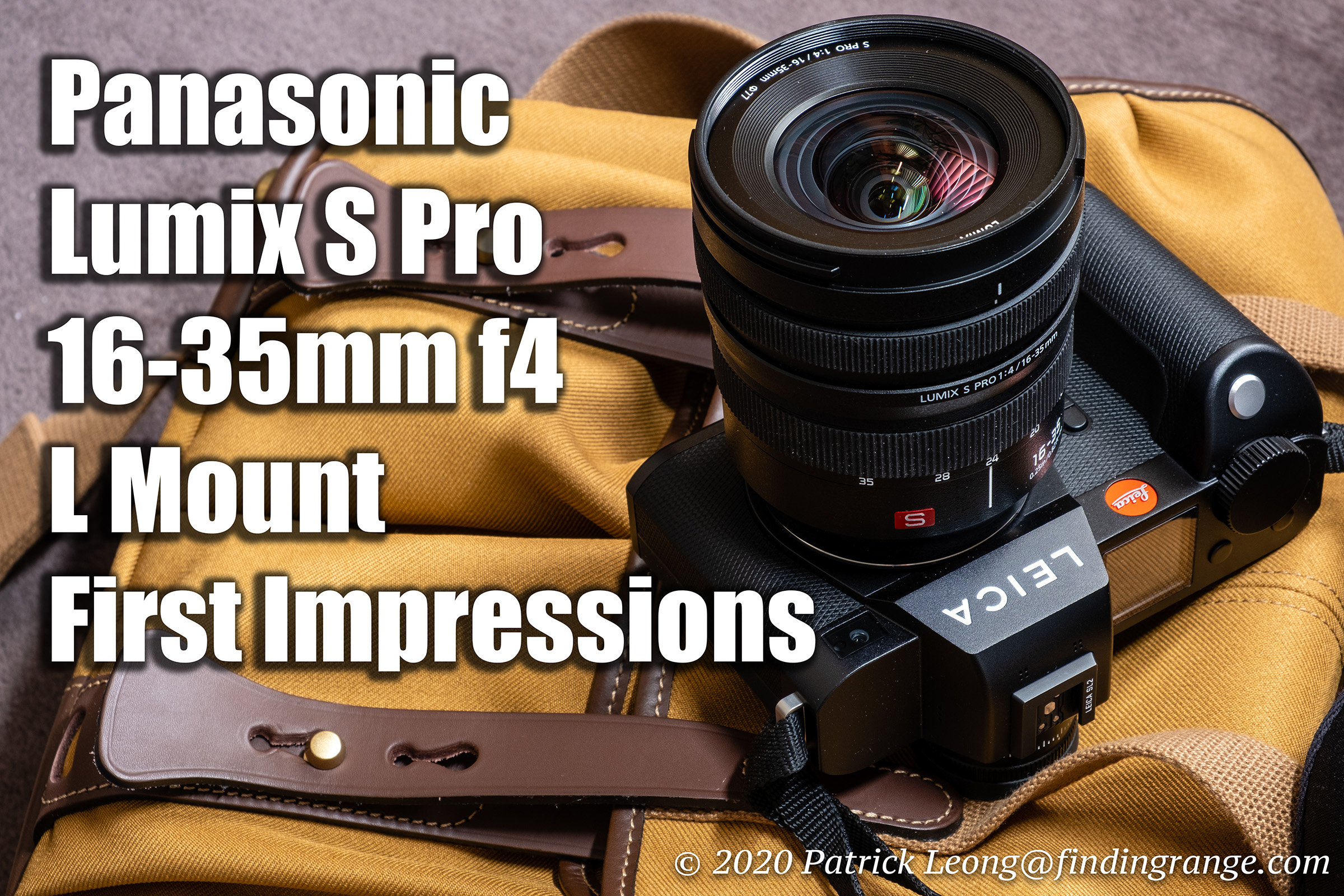 カメラ レンズ(ズーム) Panasonic Lumix S Pro 16-35mm f4 L Mount First Impressions