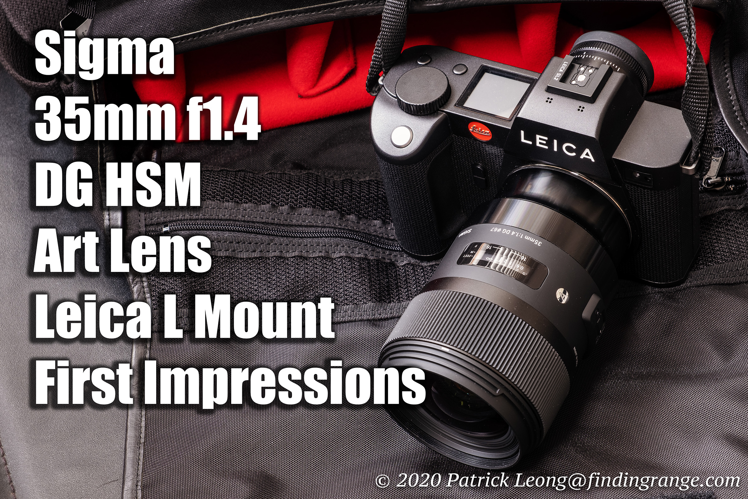 Sigma 35mm f1.4 DG HSM Art Lens Leica L Mount First Impressions