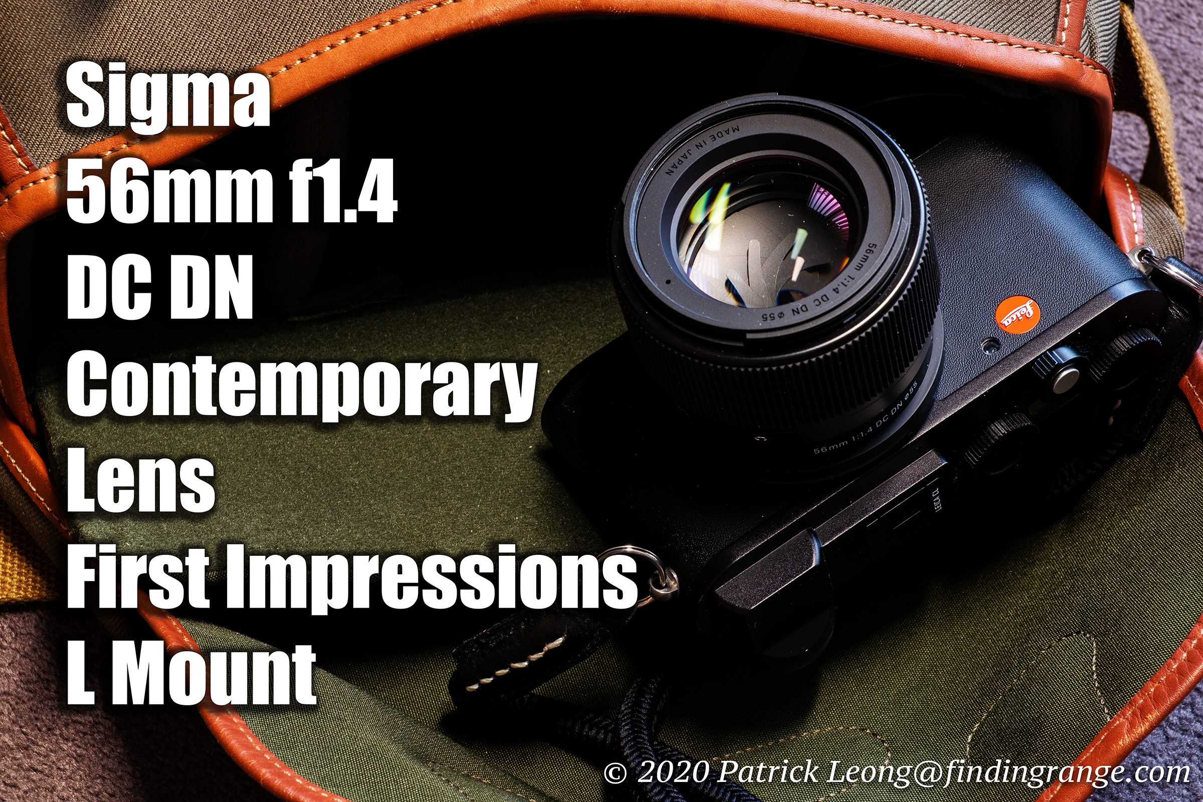 Sigma 56mm f1.4 DC DN Contemporary Lens First Impressions L Mount