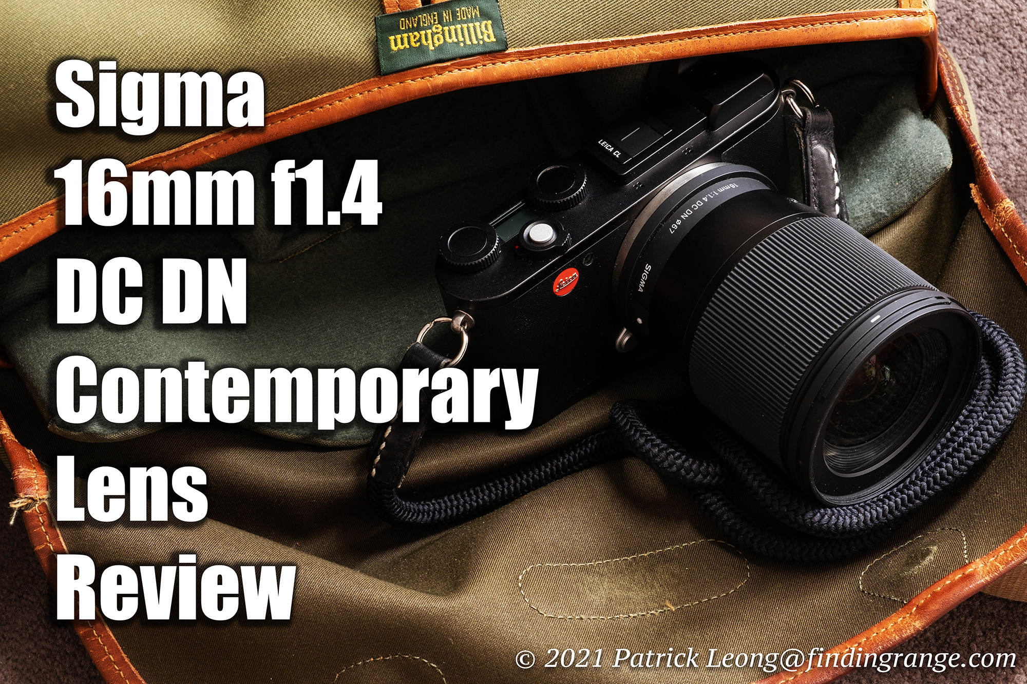 Sigma 16mm f1.4 DC DN Contemporary Lens Review - Finding Range