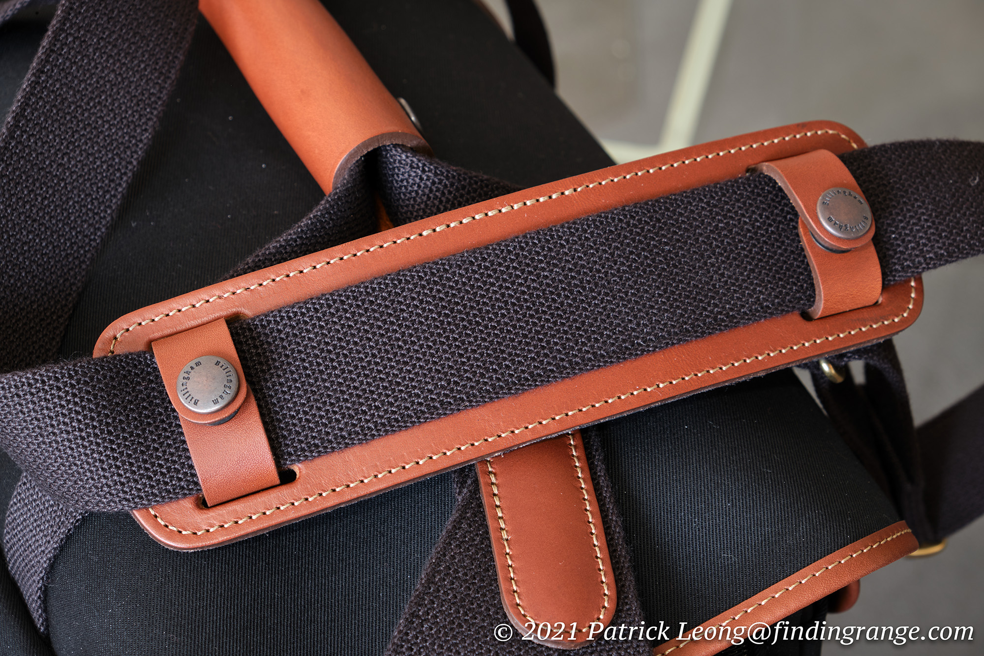 Billingham SP50 Leather Shoulder Pad (Tan)