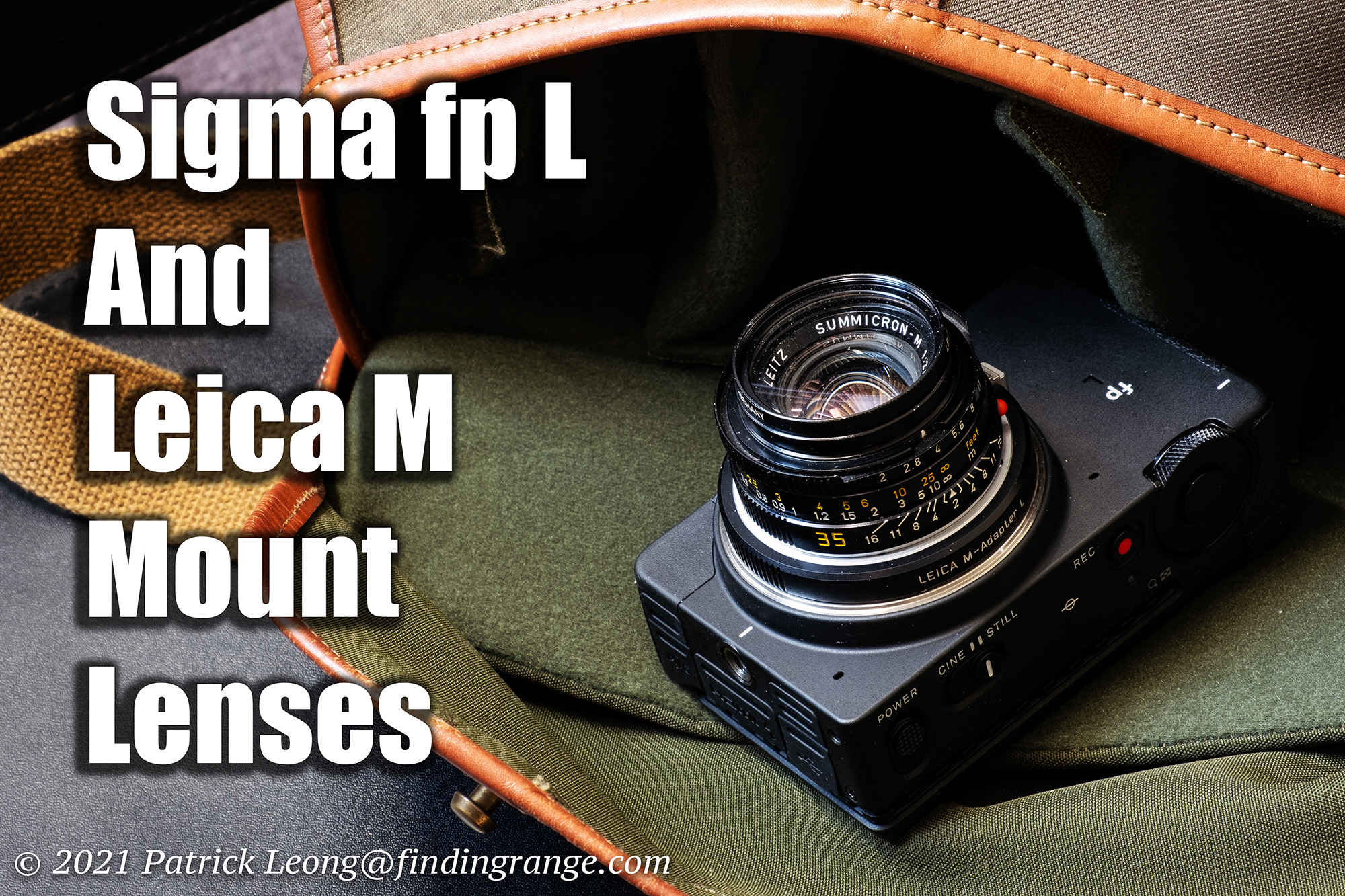 Perforatie maximaliseren raken Sigma fp L And Leica M Mount Lenses - Finding Range