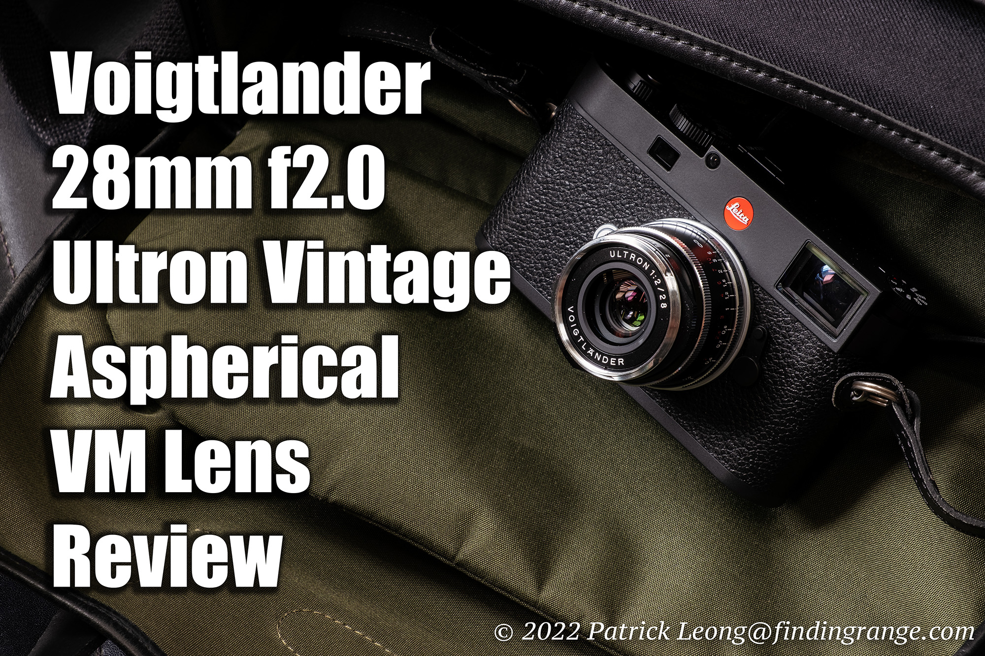 Voigtlander 28mm f2.0 Ultron Vintage Aspherical Review - Finding Range