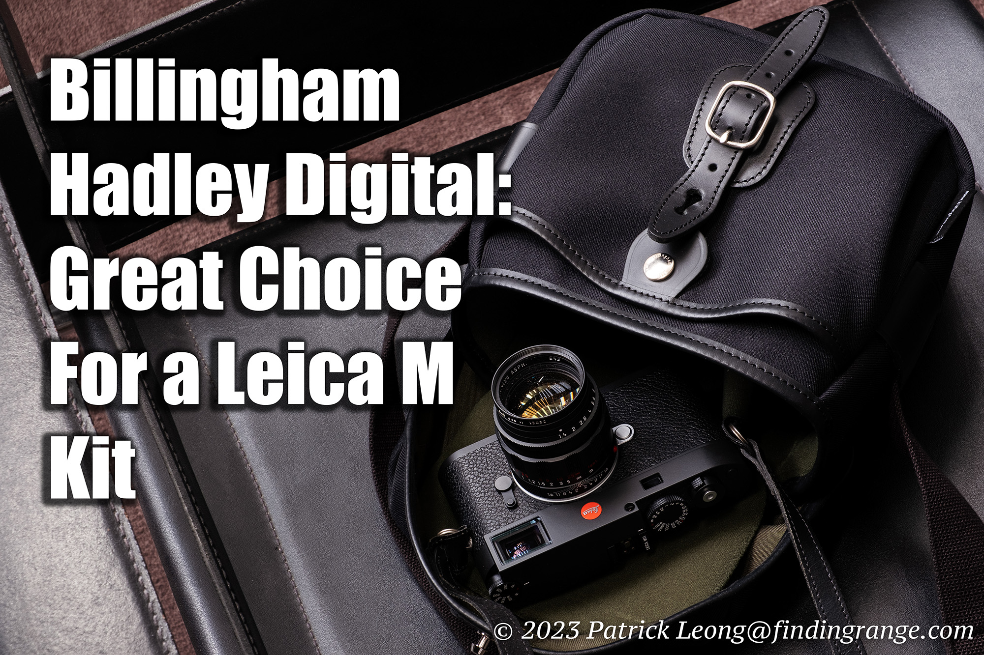 Leica Combination Bag M by Billingham Black